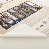 Schattigee aangepaste familiefoto sherpa deken (3/4)