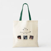 Schattigee aangepaste familiefoto tote bag (Achterkant)
