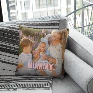 Schattigee aangepaste foto Keepsake MUMMY Gift Kussen