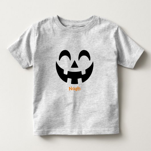 Schattigee aangepaste Halloween Jack O' Lantern Kinder Shirts (Voorkant)