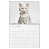 Schattigee aangepaste kattenfotofamilie kalender (Feb 2027)