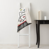 Schattigee aangepaste kleine jongensnaam Kinder au Sherpa Deken (In situ)