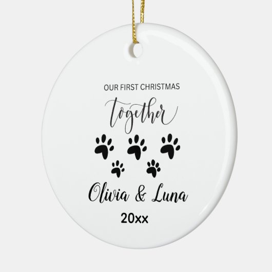 Schattigee aangepaste koffiebeker voor kittenliefh keramisch ornament (Links)