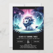 Schattigee aangepaste leeuwenverjaardag kaart (Voorkant)