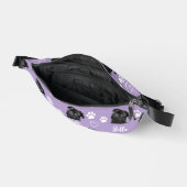 Schattigee Aangepaste Liefde Paw Print Hondenliefh Heuptasje (Open)