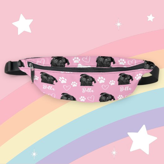 Schattigee Aangepaste Liefde Paw Print Hondenliefh Heuptasje