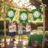 Schattigee aangepaste lieveheersbeestje & blad 5e  vlaggetjes