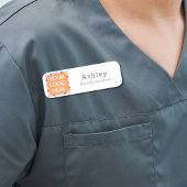 Schattigee aangepaste Logo-script tandheelkundig Naamplaatje