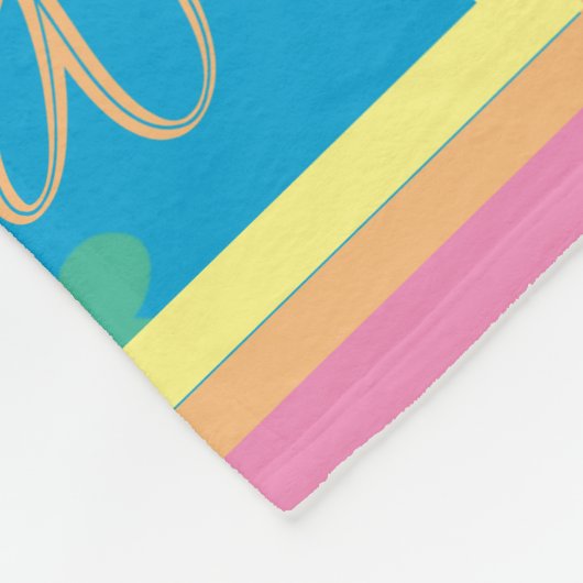 Schattigee aangepaste moderne boho bloem waarom ik fleece deken (Hoek)