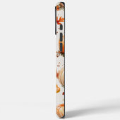 Schattigee aangepaste naam Autumn Pumpkins and Bow Case-Mate iPhone Case (Achterkant / Links)