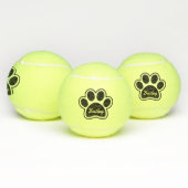 Schattigee aangepaste naam Dog Cat Paw Speelgoed G Tennisballen (Multi)