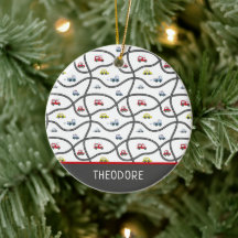 Schattigee aangepaste naam kleine jongen auto kers