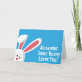 Schattigee aangepaste paas Kaart voor kind Kind of (Voorkant)