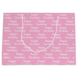 Schattigee aangepaste roze & witte typografie Meis Groot Cadeauzakje