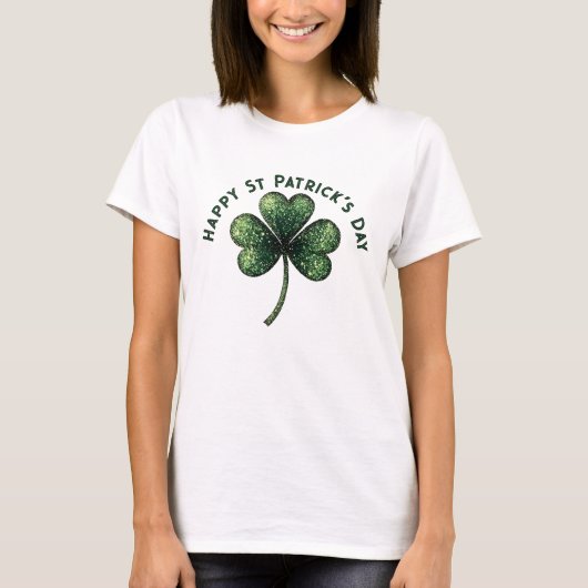 Schattigee aangepaste tekst St Patrick's Day 04 Ir T-shirt (Voorkant)