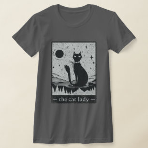 Schattigee aangepaste tekst Tarot Kaart Fortune Te T-shirt