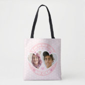 Schattigee Aangepaste Valentijnse Foto Tote Bag (Voorkant)