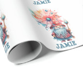 Schattigee aangepaste wizard Trick or treat Hallow Cadeaupapier (Rol Hoek)