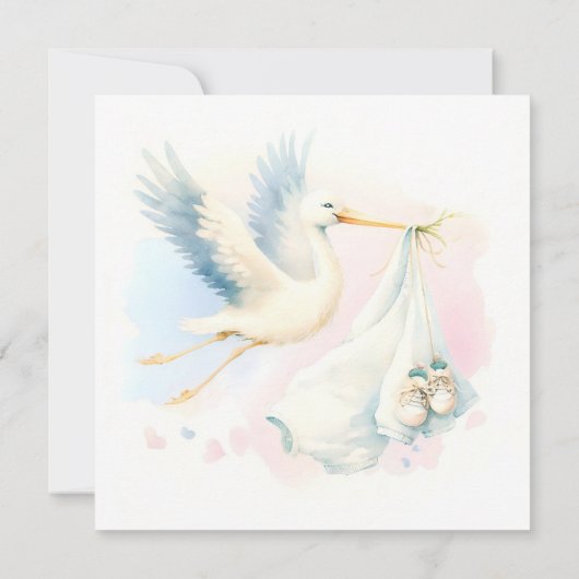 Schattigee aankondiging binnenkort Uitnodiging (Achterkant)