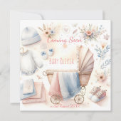 Schattigee aankondiging binnenkort Uitnodiging (Voorkant)