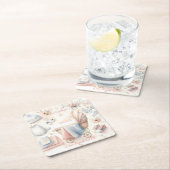 Schattigee aankondiging binnenkort Uitnodiging Kartonnen Onderzetters (Insitu)