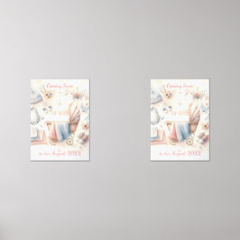 Schattigee aankondiging binnenkort Uitnodiging Muurkunst Sets