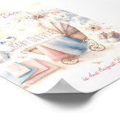 Schattigee aankondiging binnenkort Uitnodiging Poster (Hoek)