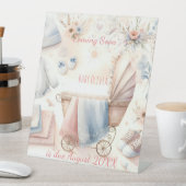 Schattigee aankondiging binnenkort Uitnodiging Reclamebord Met Voetstuk (Insitu)