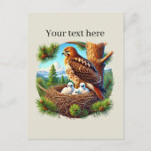 Schattigee aanpasbare dierenvrienden Eagle Briefkaart (Voorkant)