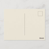 Schattigee aanpasbare dierenvrienden Herfst Briefkaart (Achterkant)