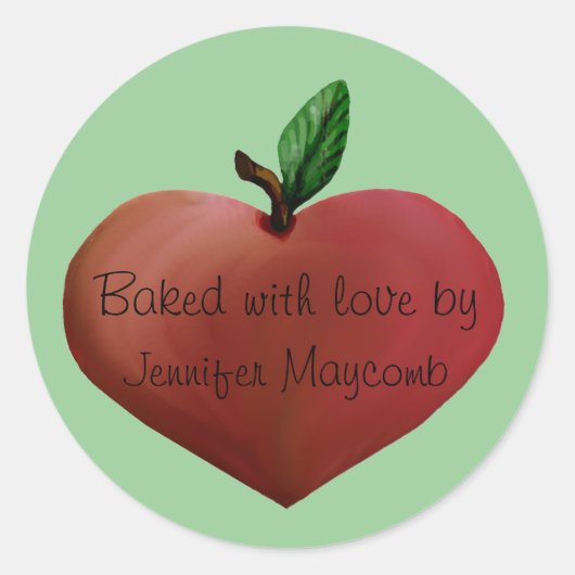 Schattigee aanpasbare keuken cadeau stickers (Voorkant)