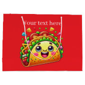 Schattigee aanpasbare taco-partij groot cadeauzakje (Achterkant)