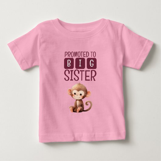 Schattigee aap grote zus roze (Voorkant)