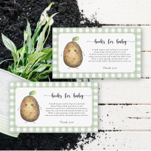 Schattigee aardappel - Boeken voor baby Ticket Informatiekaartje