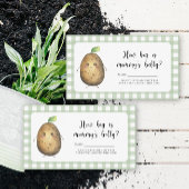 Schattigee aardappel - Hoe groot is mama's buik Informatiekaartje