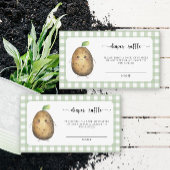 Schattigee aardappel - luier verloting ticket informatiekaartje