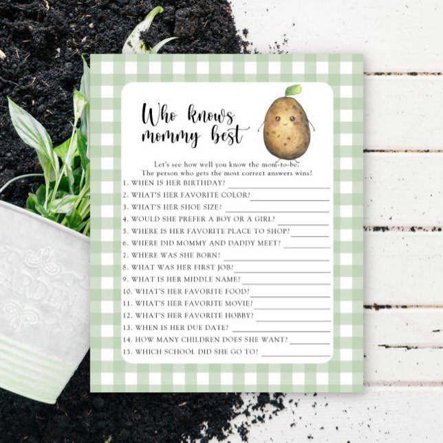 Schattigee aardappel - Wie kent mama het beste (Creator heeft geüpload)