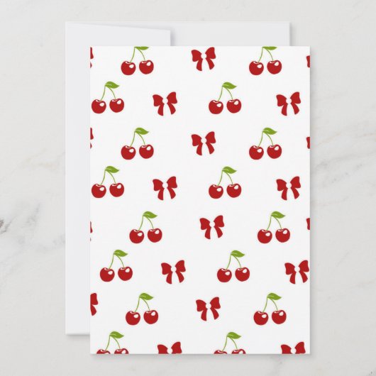 Schattigee Aardbei 1e Verjaardag Berry First Girl Kaart (Achterkant)