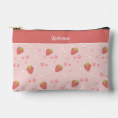 Schattigee aardbei met bloemen. etui (Voorkant)