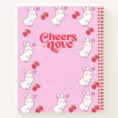 Schattigee aardbei 💗🍓🌷 notitieboek (Achterkant)