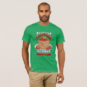 Schattigee aardbei pannenkoeken Foodie T-shirt (Voorkant volledig)