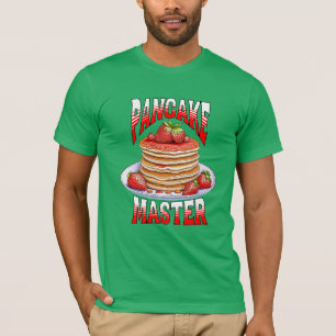 Schattigee aardbei pannenkoeken Foodie T-shirt