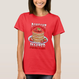 Schattigee aardbei pannenkoeken Foodie T-shirt