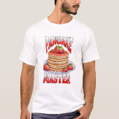 Schattigee aardbei pannenkoeken Foodie T-shirt (Voorkant)