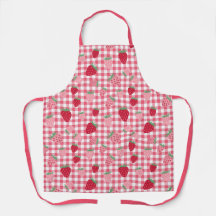 Schattigee aardbei Plaid Gingham Patterned