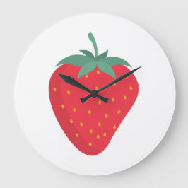 Schattigee aardbei wandklok