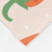 Schattigee aardbeien:  Cartoon Fleece Deken (Hoek)