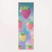 Schattigee aardbeien regenboog patroon partij yogamat (Voorkant)