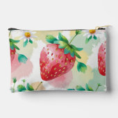 Schattigee aardbeien regenboog verjaardagsfeestje etui (Achterkant)