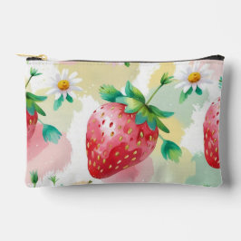 Schattigee aardbeien regenboog verjaardagsfeestje etui